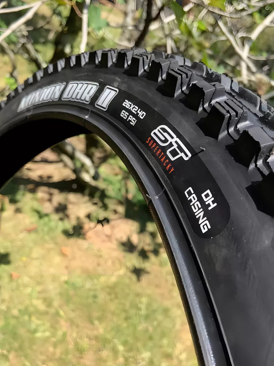 Llanta Maxxis Minion DHR II 26x2.40 Alambre Negro 2x60 TPI ST/DH