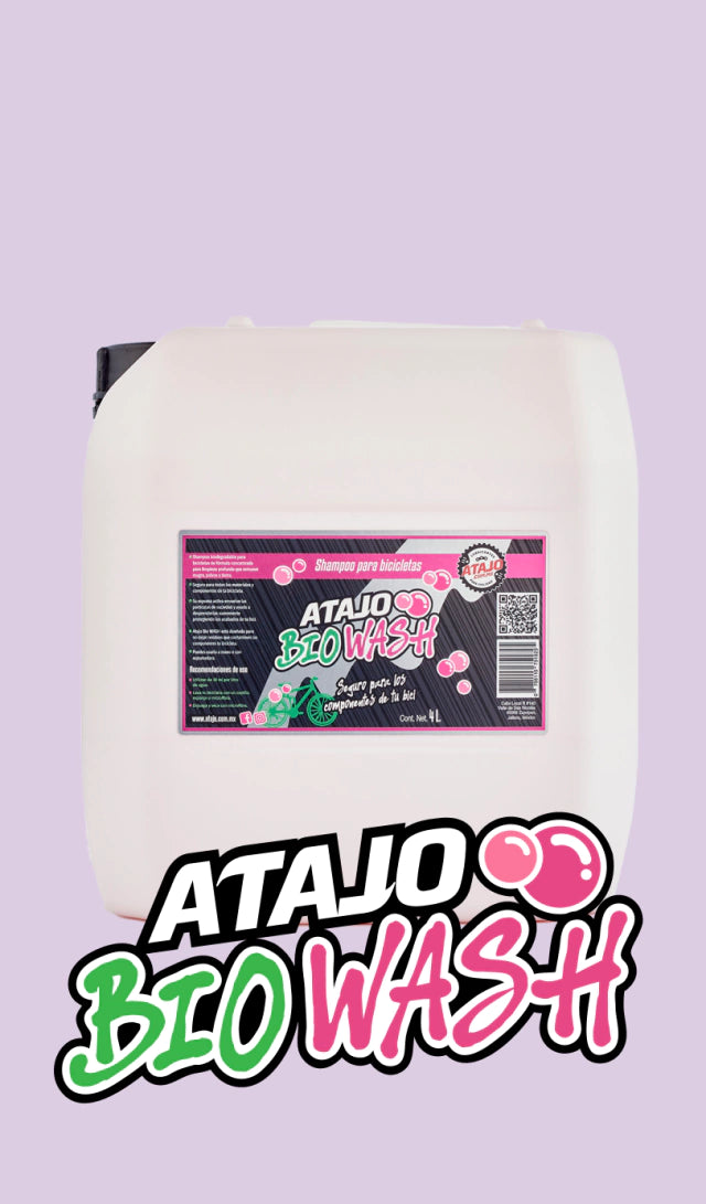 Atajo Bio Wash 4L – Detergente Ecológico Especializado para Limpieza de Bicicletas